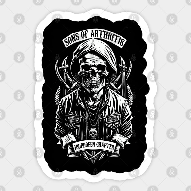 Sons of Arthritis Sticker by DeathAnarchy